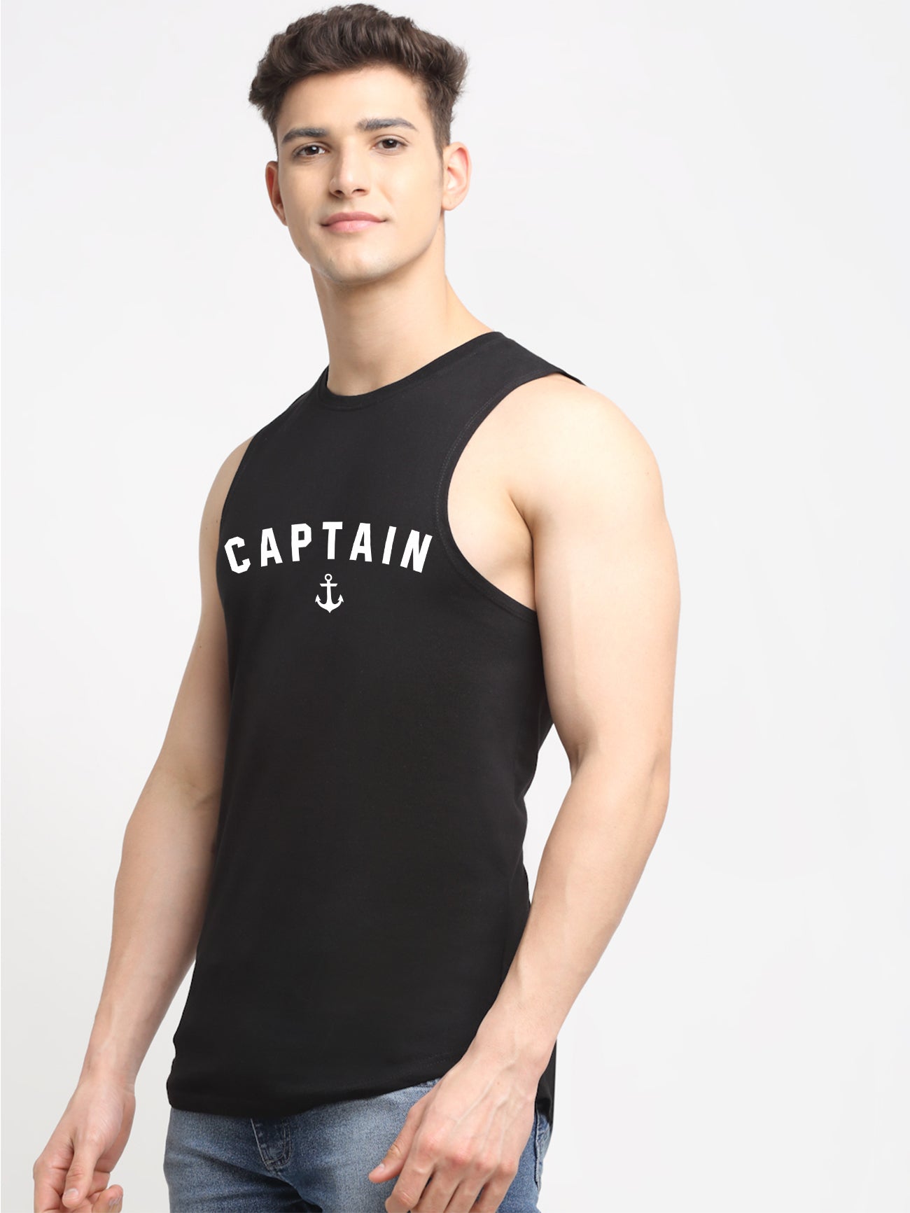 Men's Captain Dry Fit Sports Gym Vest - Friskers