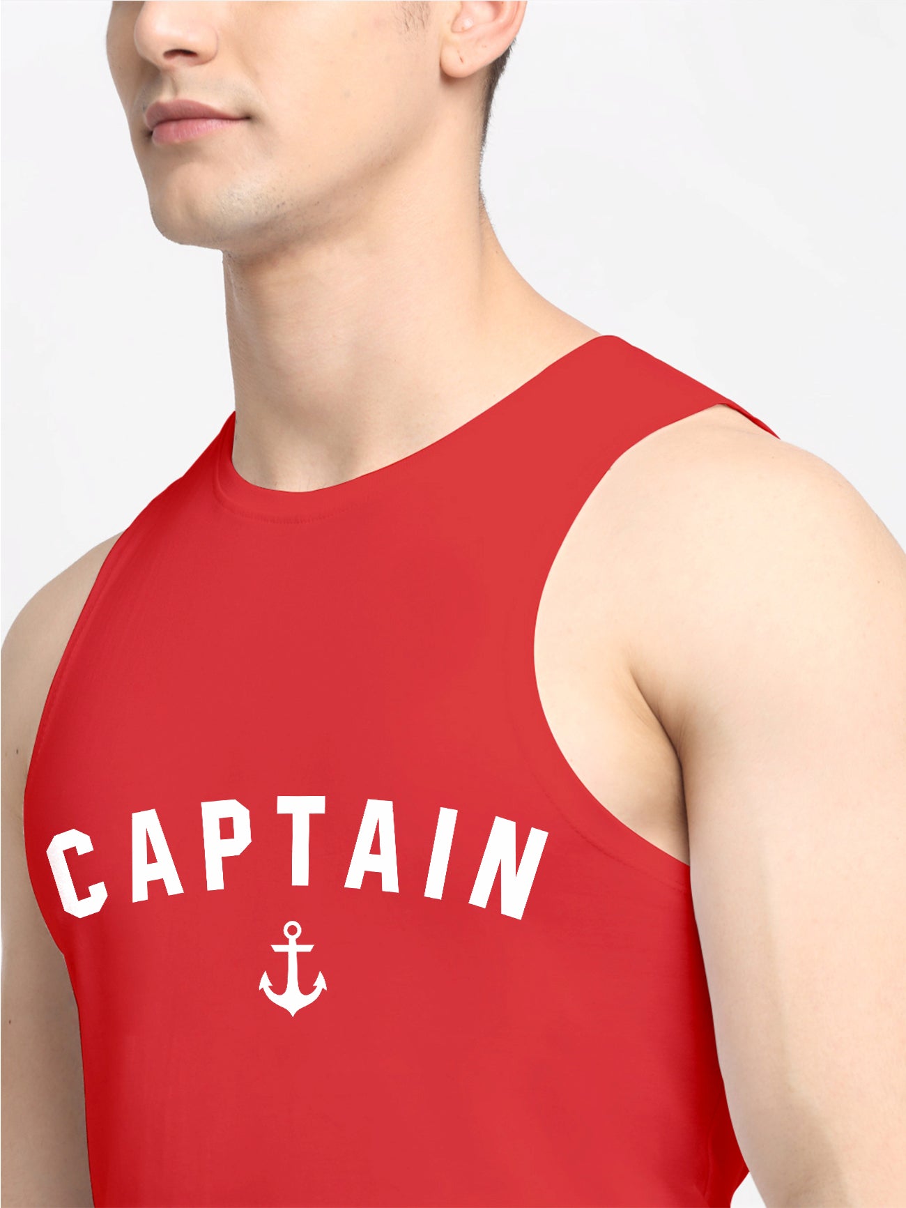 Men's Captain Dry Fit Sports Gym Vest - Friskers