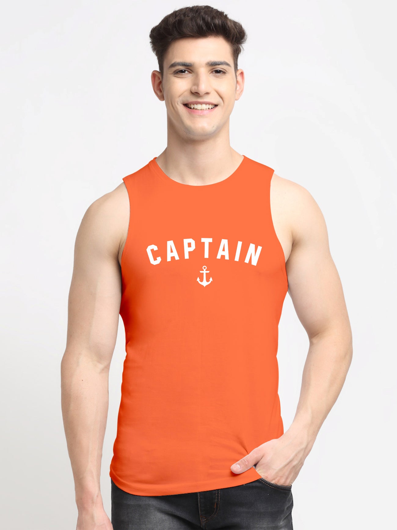 Men's Captain Dry Fit Sports Gym Vest - Friskers