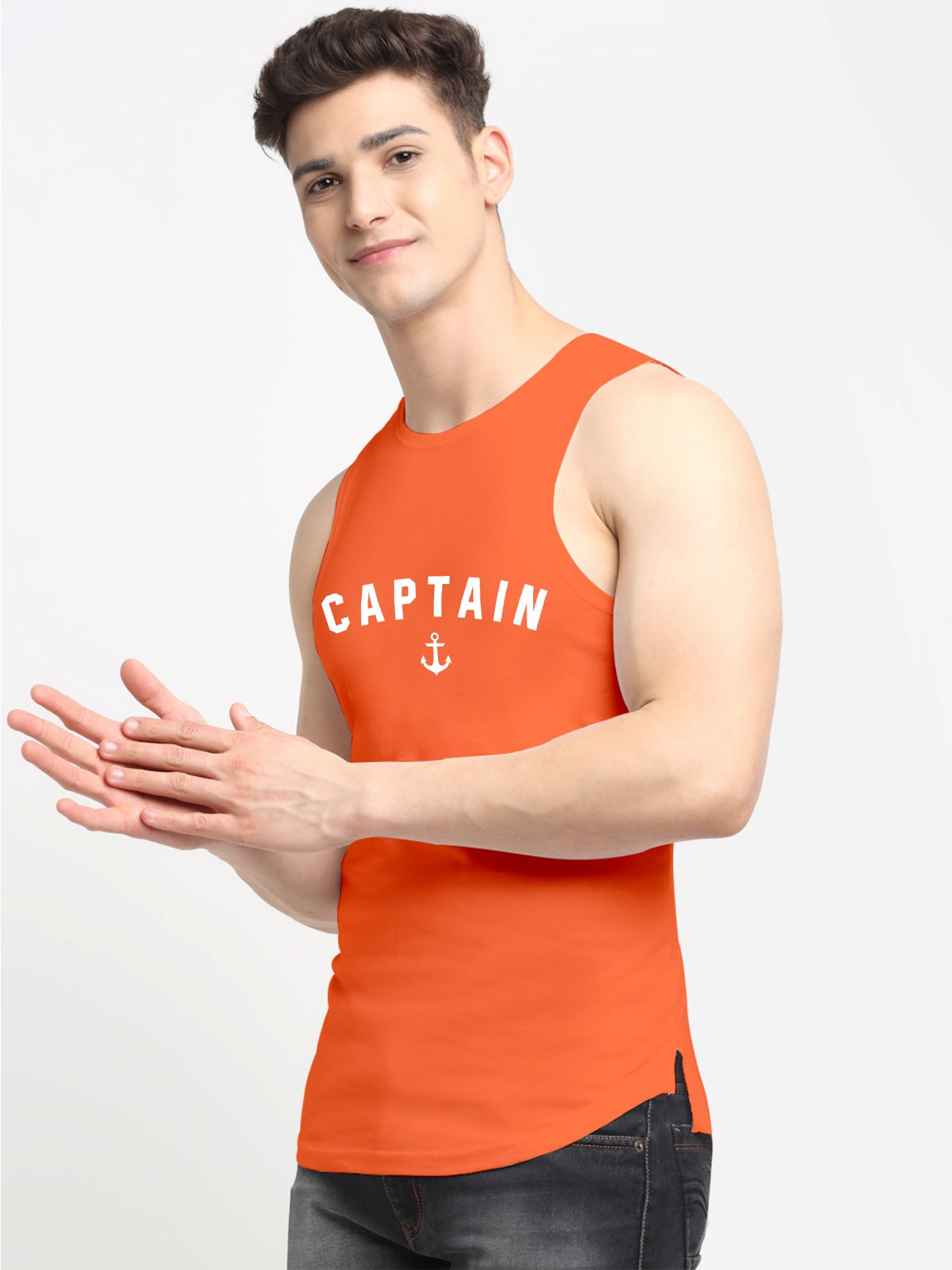 Men's Captain Dry Fit Sports Gym Vest - Friskers