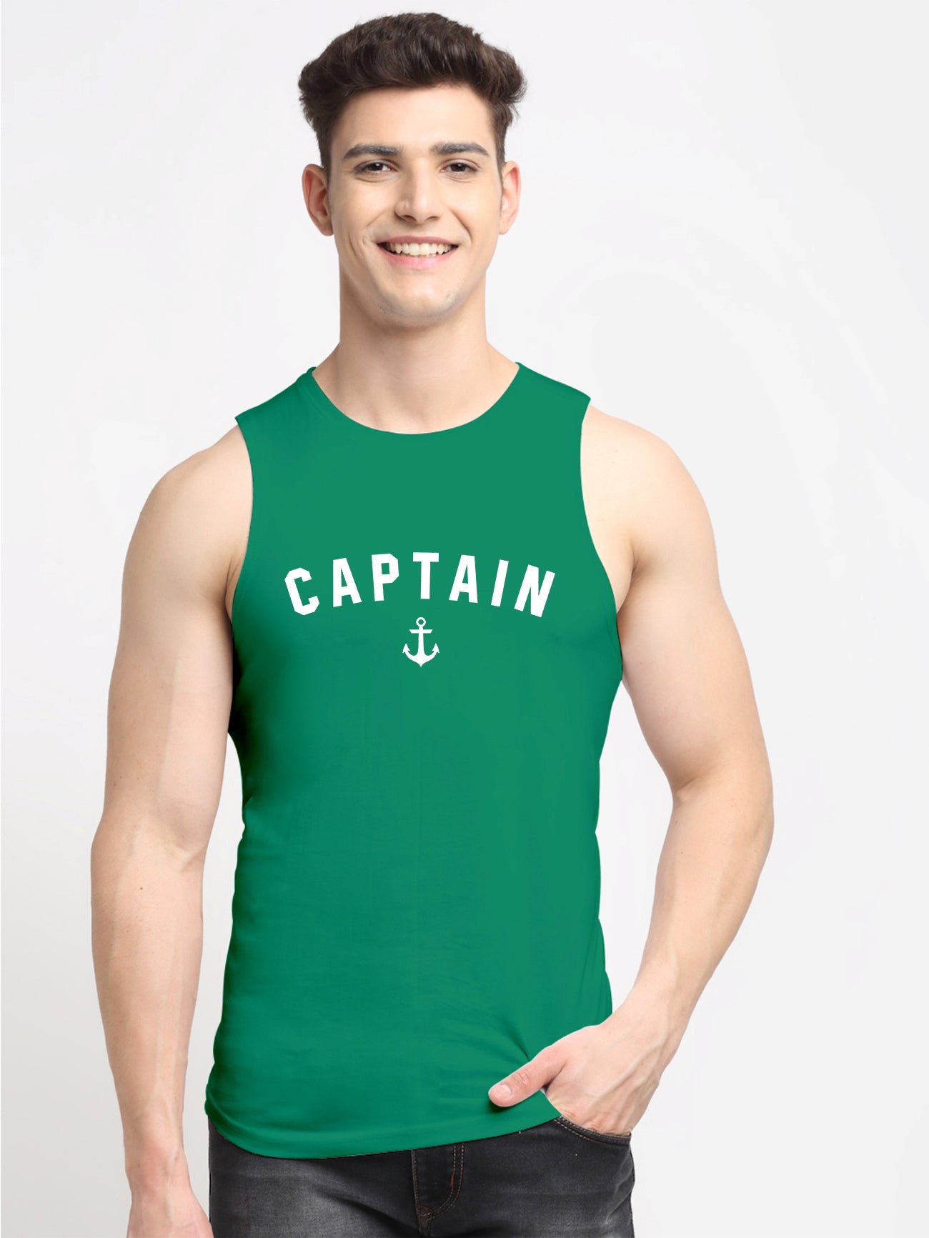 Men's Captain Dry Fit Sports Gym Vest - Friskers