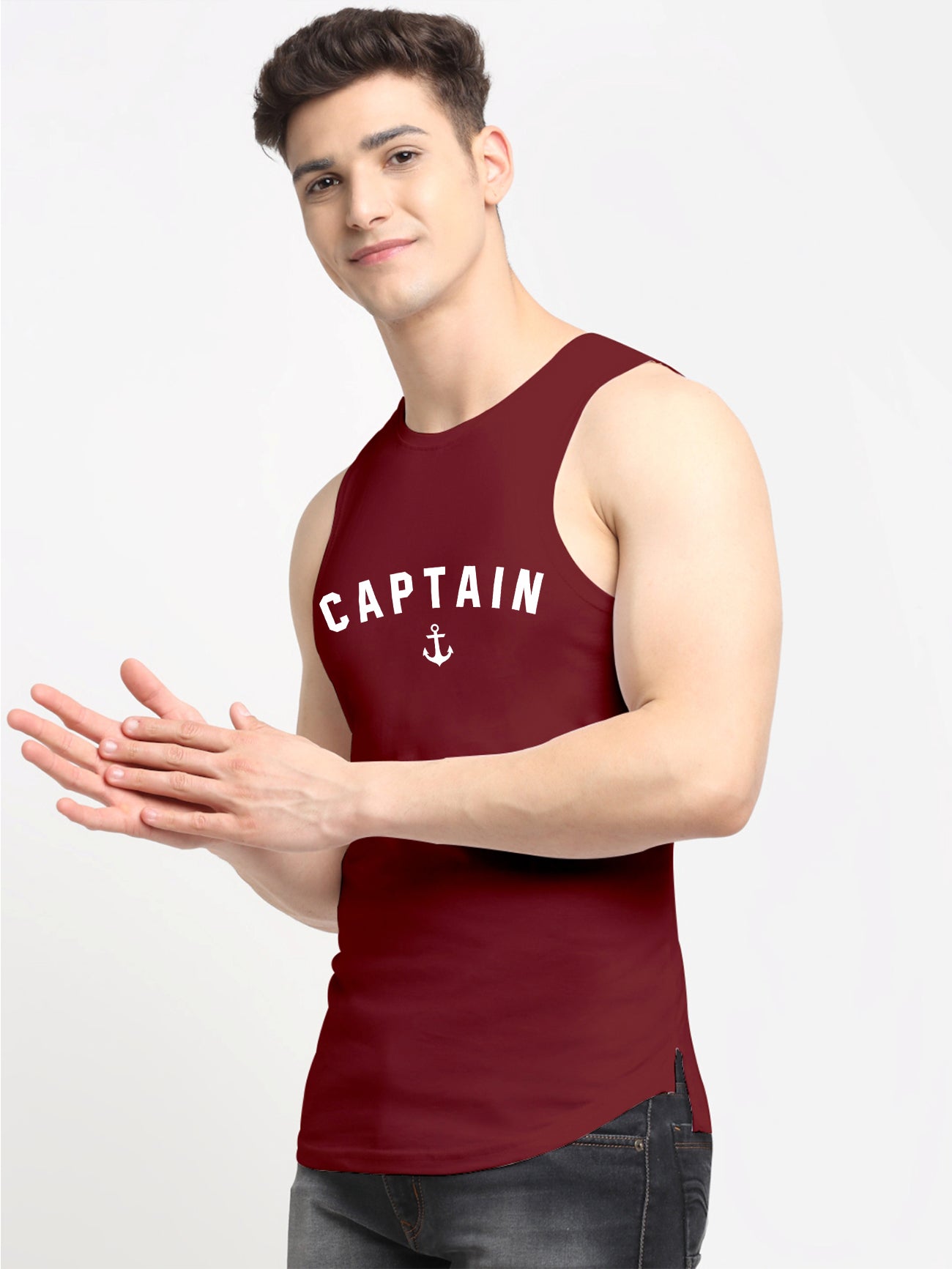 Men's Captain Dry Fit Sports Gym Vest - Friskers