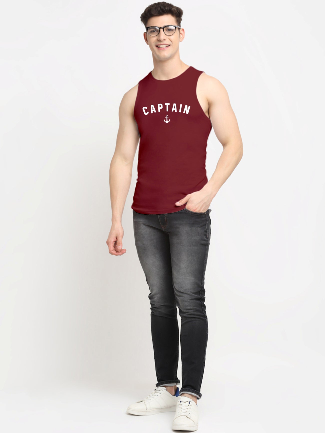 Men's Captain Dry Fit Sports Gym Vest - Friskers