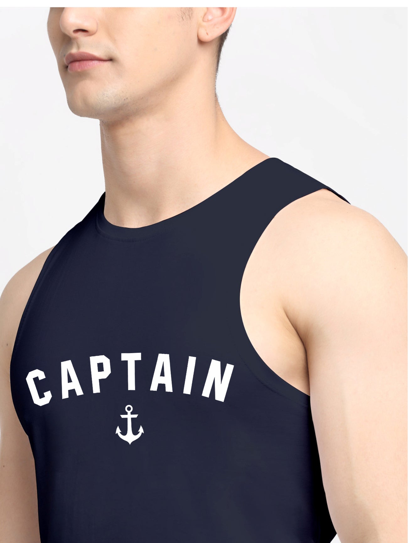 Men's Captain Dry Fit Sports Gym Vest - Friskers