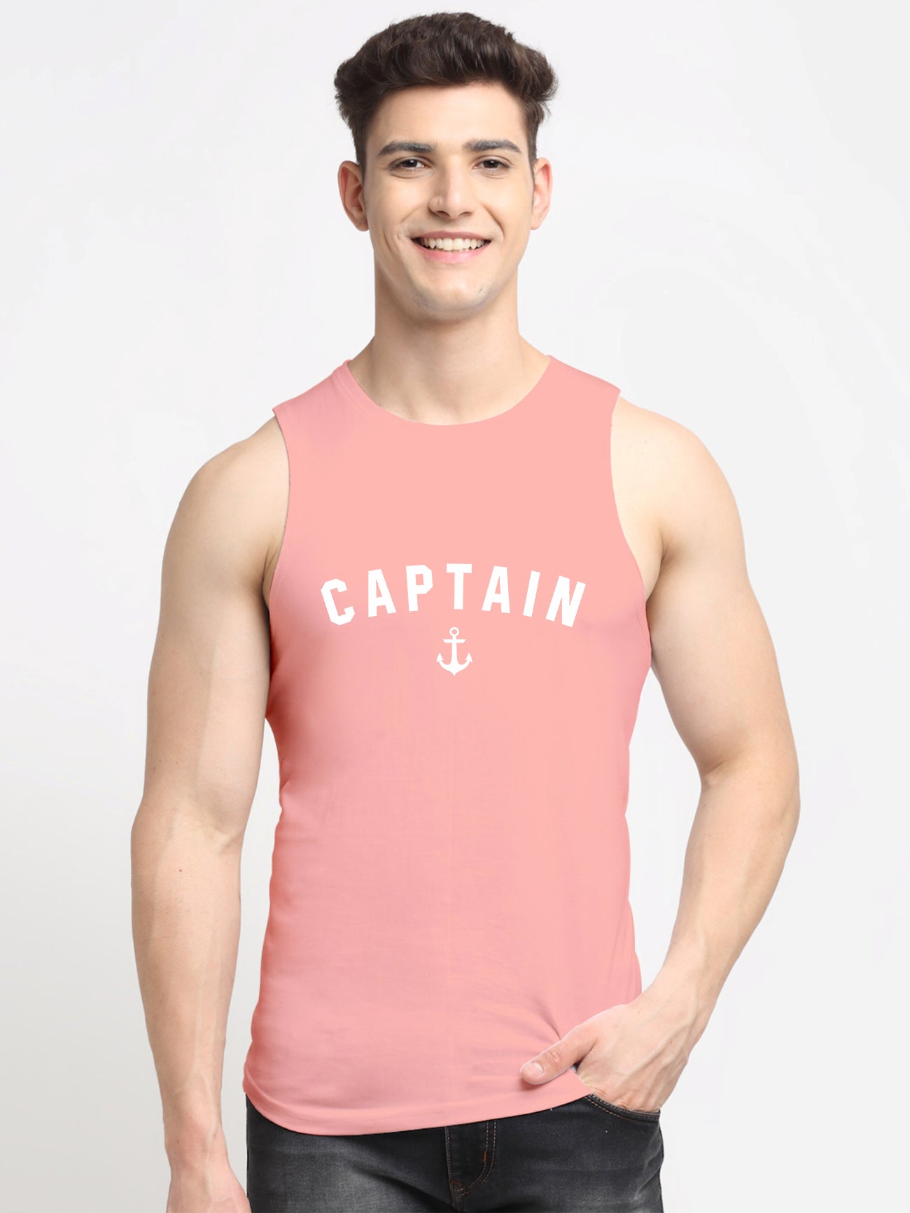 Men's Captain Dry Fit Sports Gym Vest - Friskers