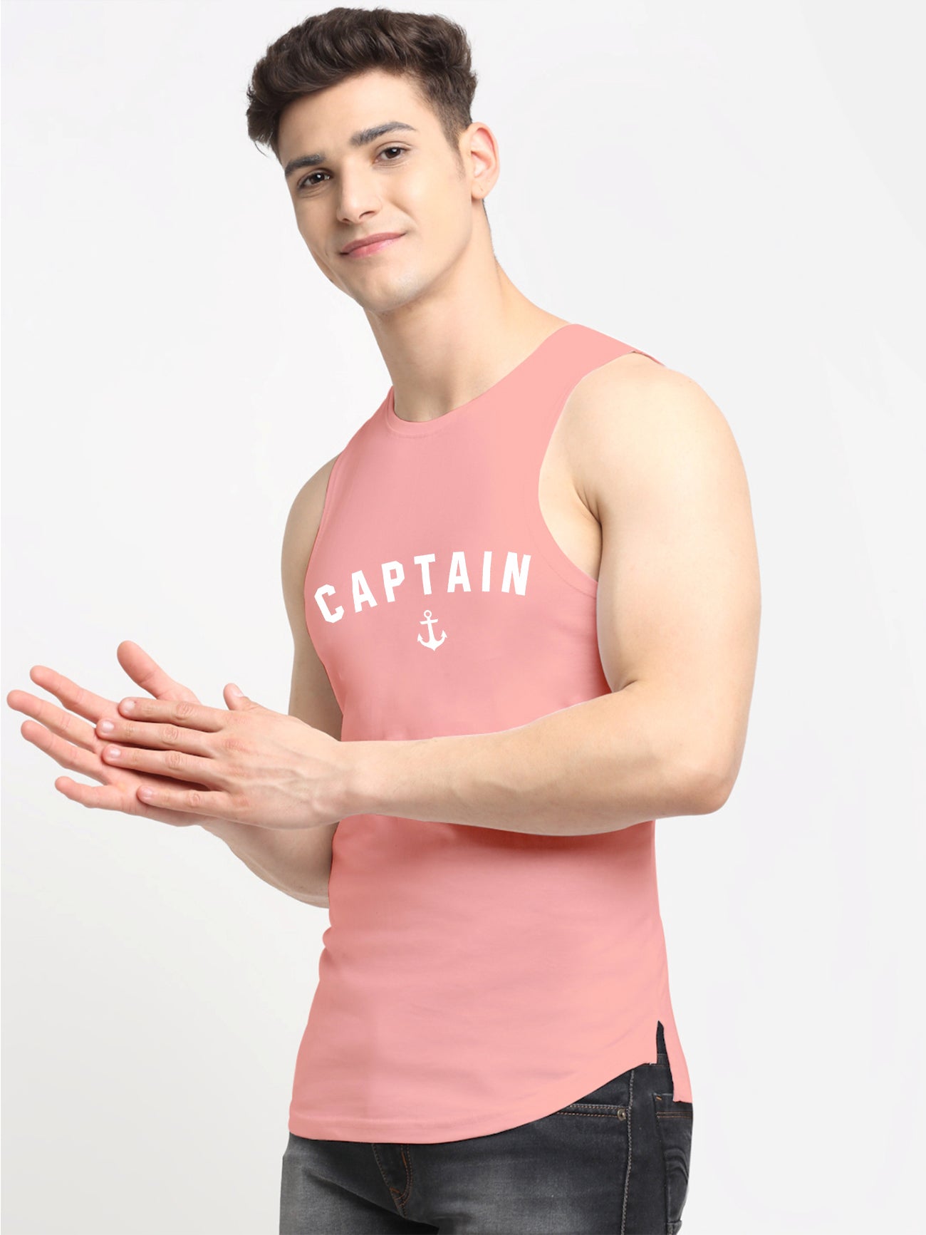 Men's Captain Dry Fit Sports Gym Vest - Friskers