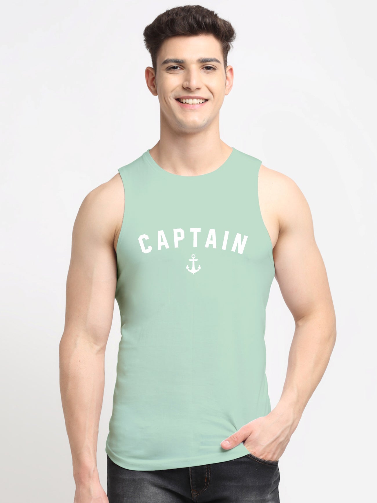 Men's Captain Dry Fit Sports Gym Vest - Friskers