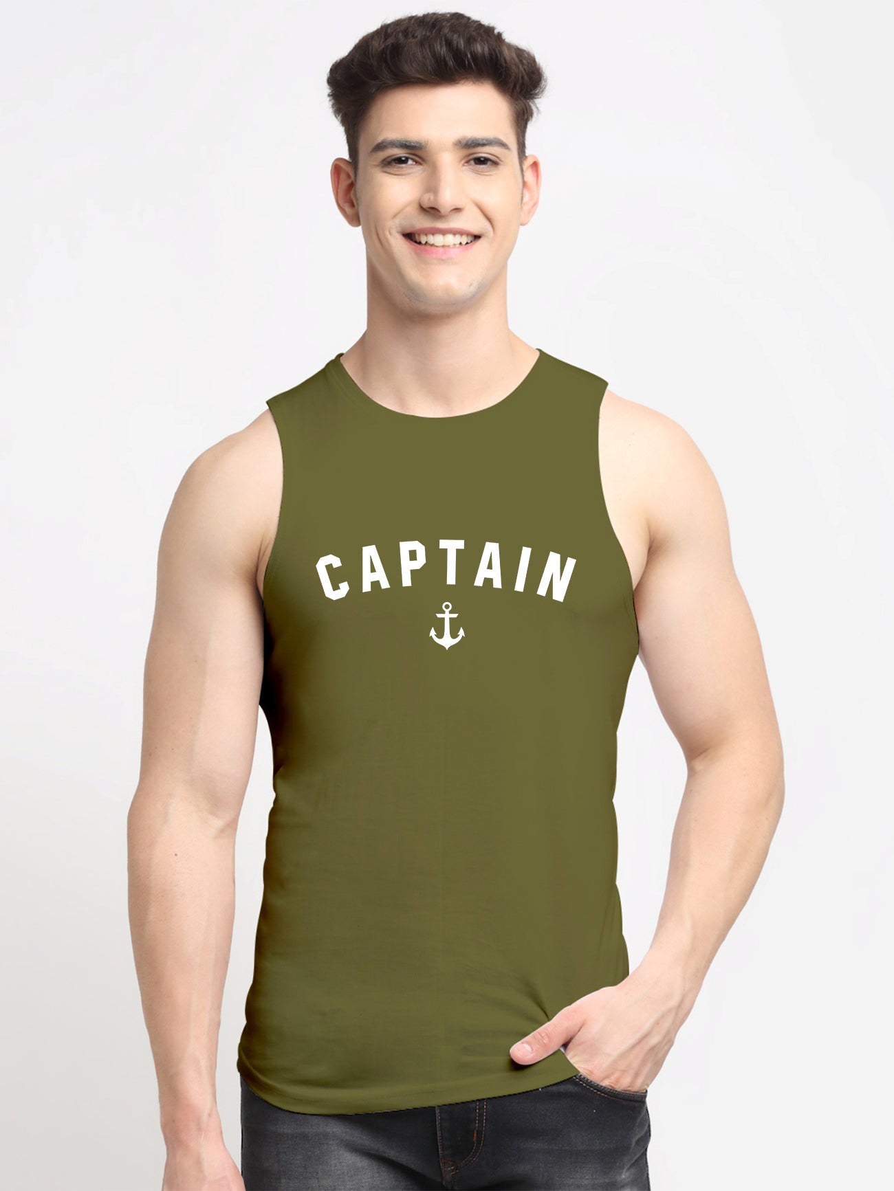 Men's Captain Dry Fit Sports Gym Vest - Friskers