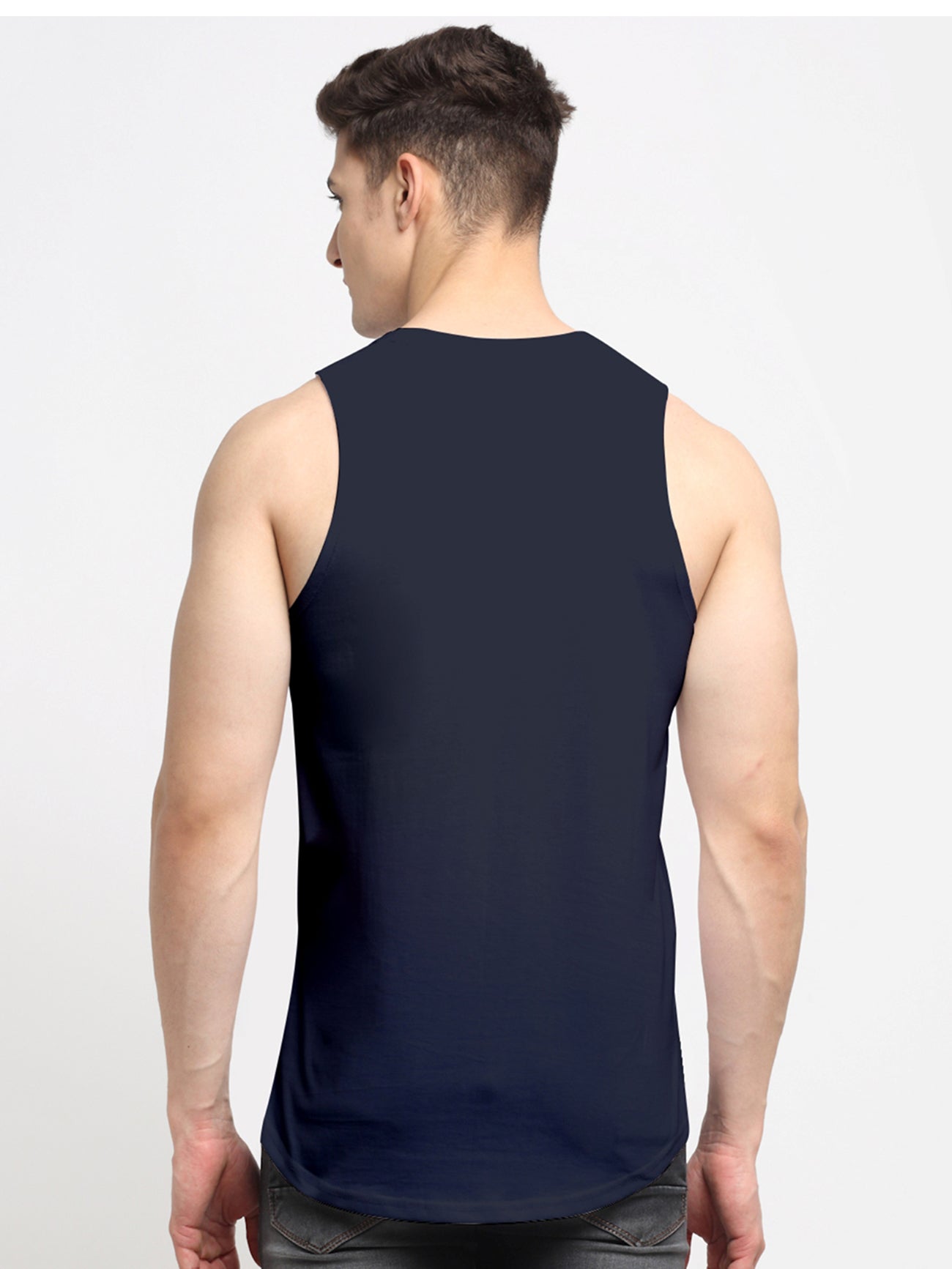 Installing Muscles Printed Cotton Gym Vest - Friskers