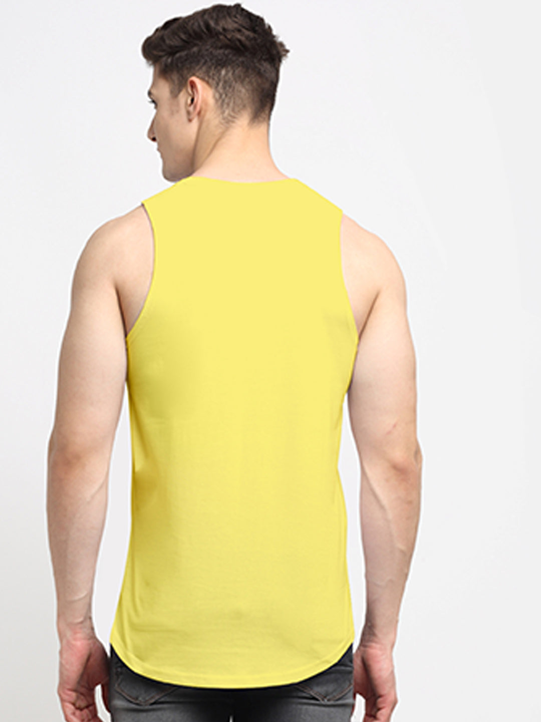 Men's Be Legend Printed Round Neck Gym Vest - Friskers