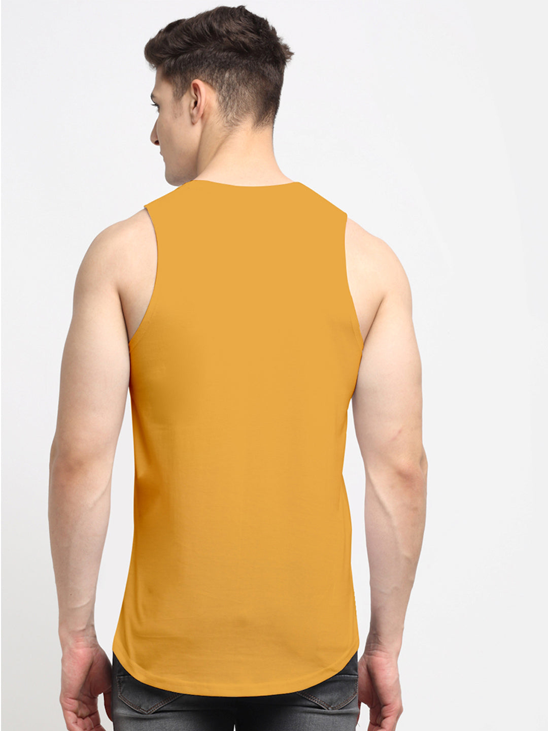 Men's Be Legend Printed Round Neck Gym Vest - Friskers