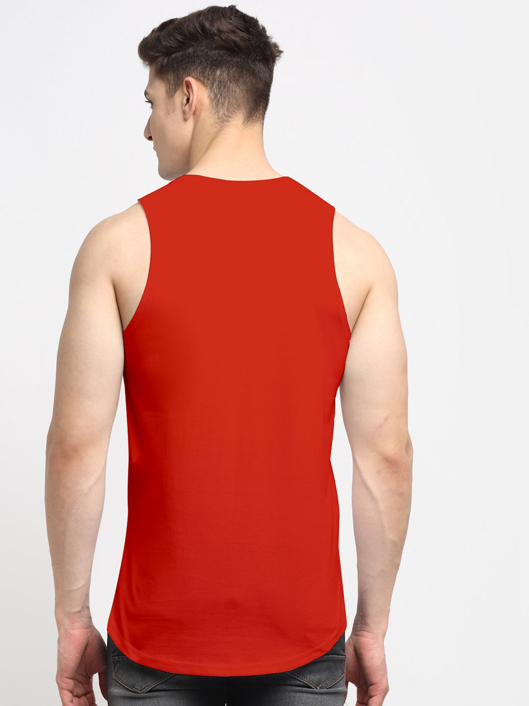 Men Why Not Printed Cotton Training Vest - Friskers