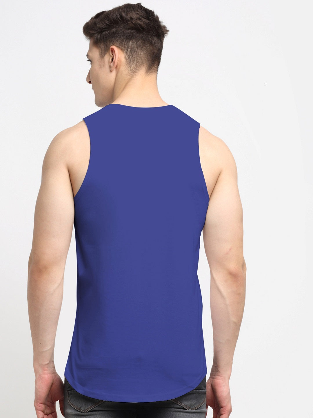 Men Why Not Printed Cotton Training Vest - Friskers
