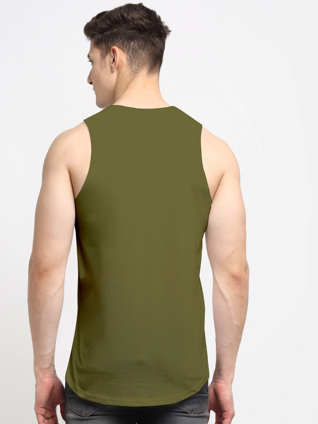 Men Why Not Printed Cotton Training Vest - Friskers