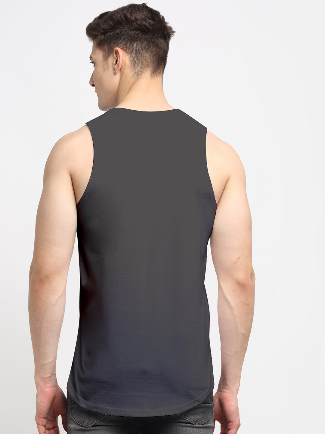 Men Why Not Printed Cotton Training Vest - Friskers