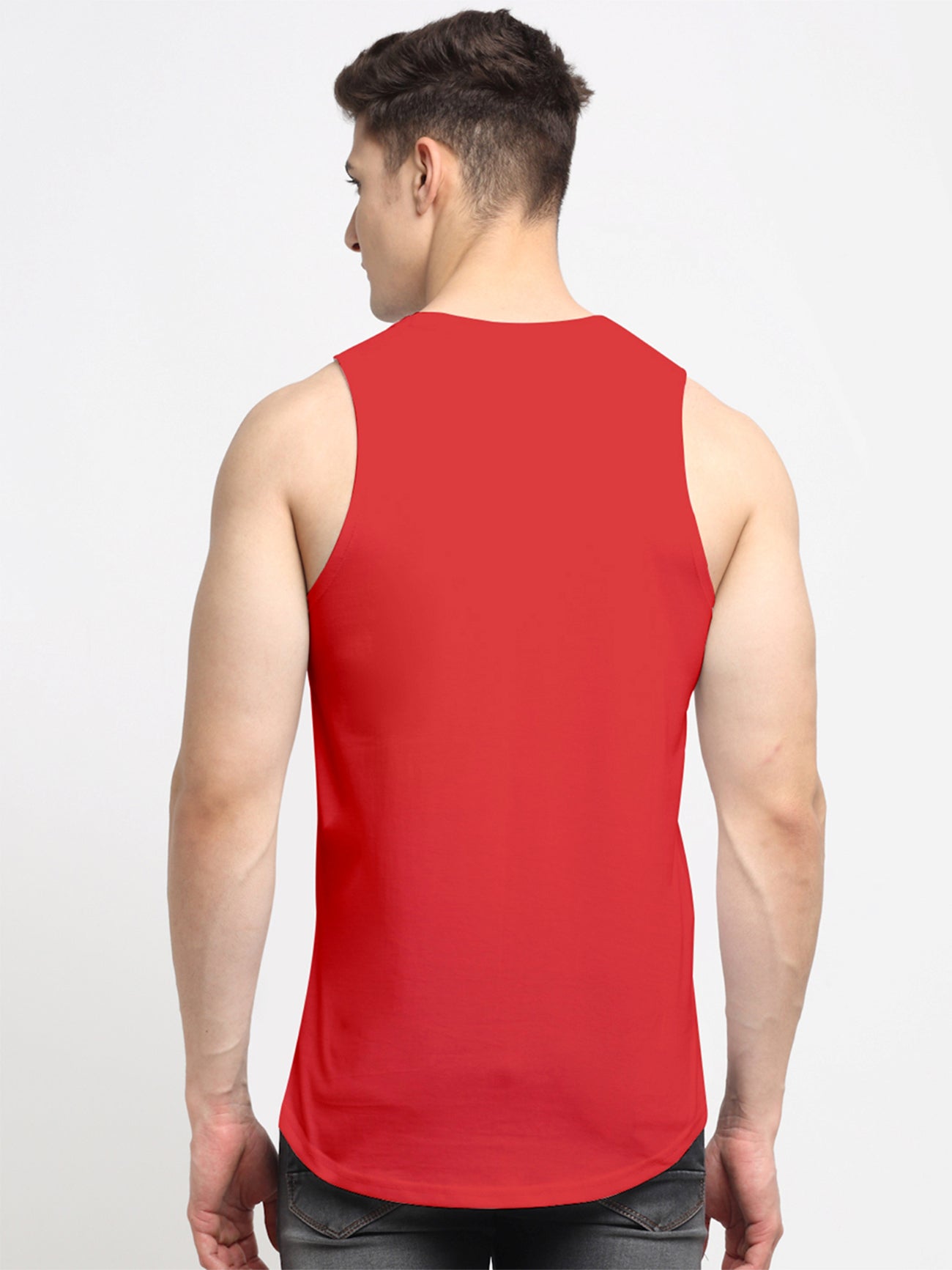 Men's Mickey Mouse Printed Cotton Gym vest - Friskers