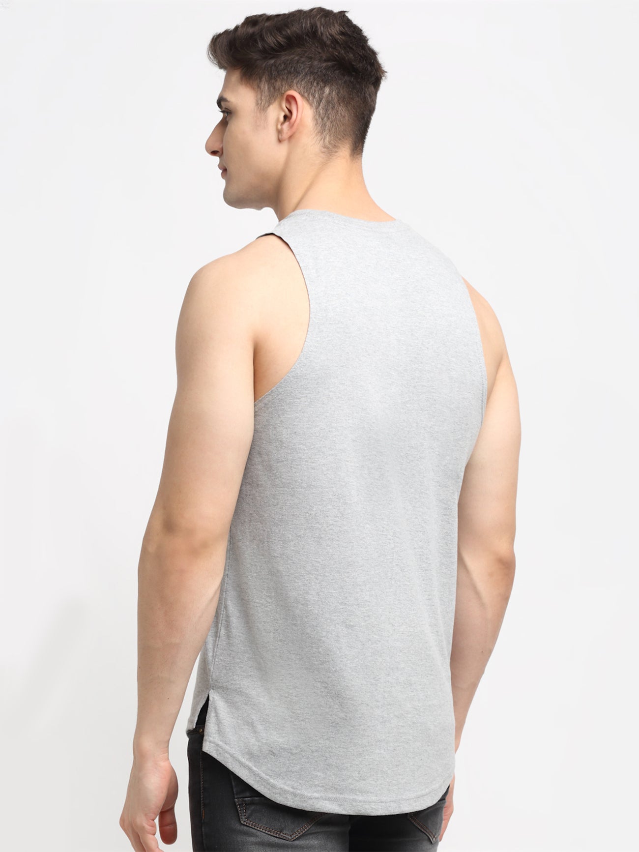 Men's Mickey Mouse Printed Cotton Gym vest - Friskers