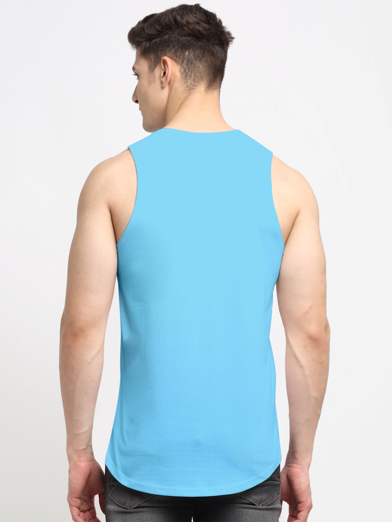 Men's Mickey Mouse Printed Cotton Gym vest - Friskers