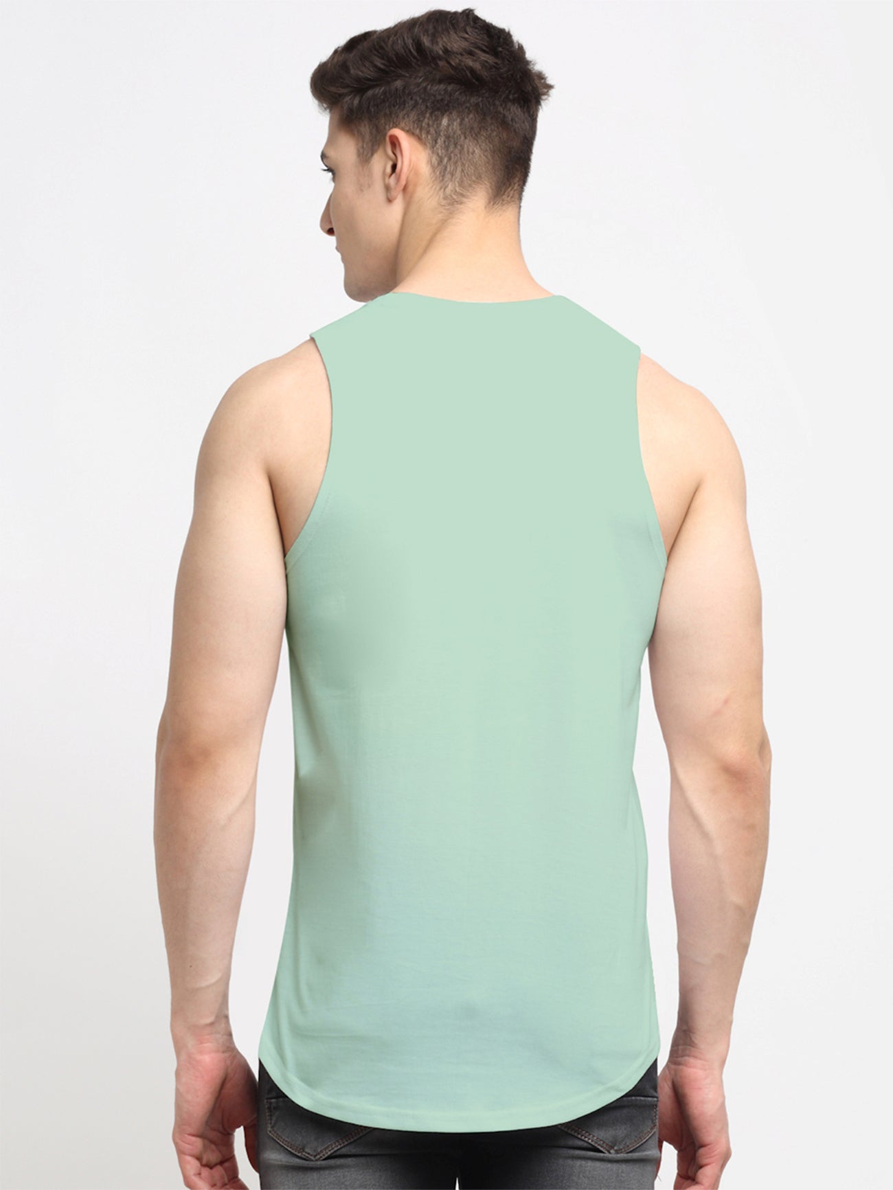 Men's Mickey Mouse Printed Cotton Gym vest - Friskers