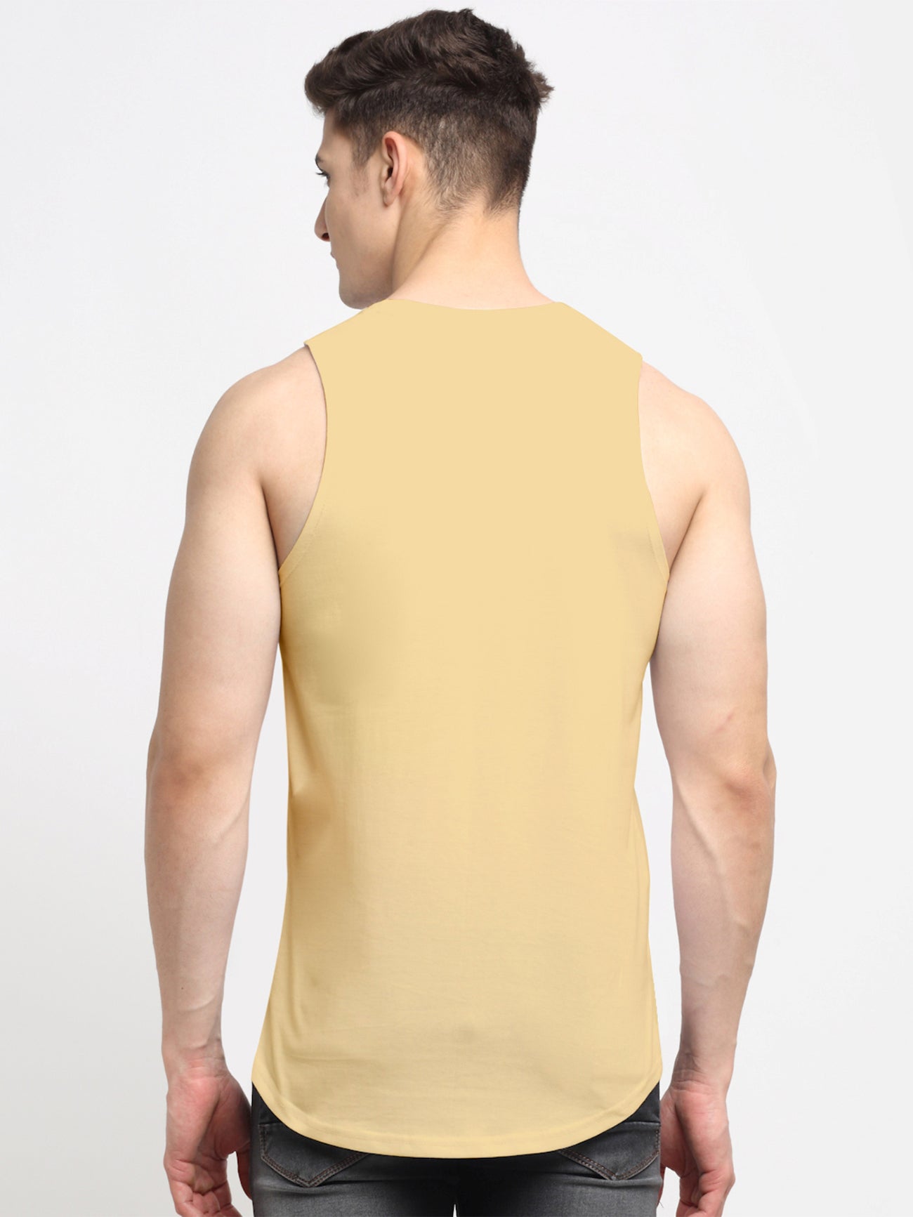 Men's Weirdly Awesome Round Neck Sports Gym Vest - Friskers