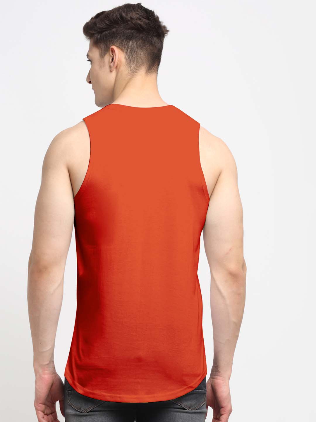 Men King Printed Cotton Gym Vest - Friskers