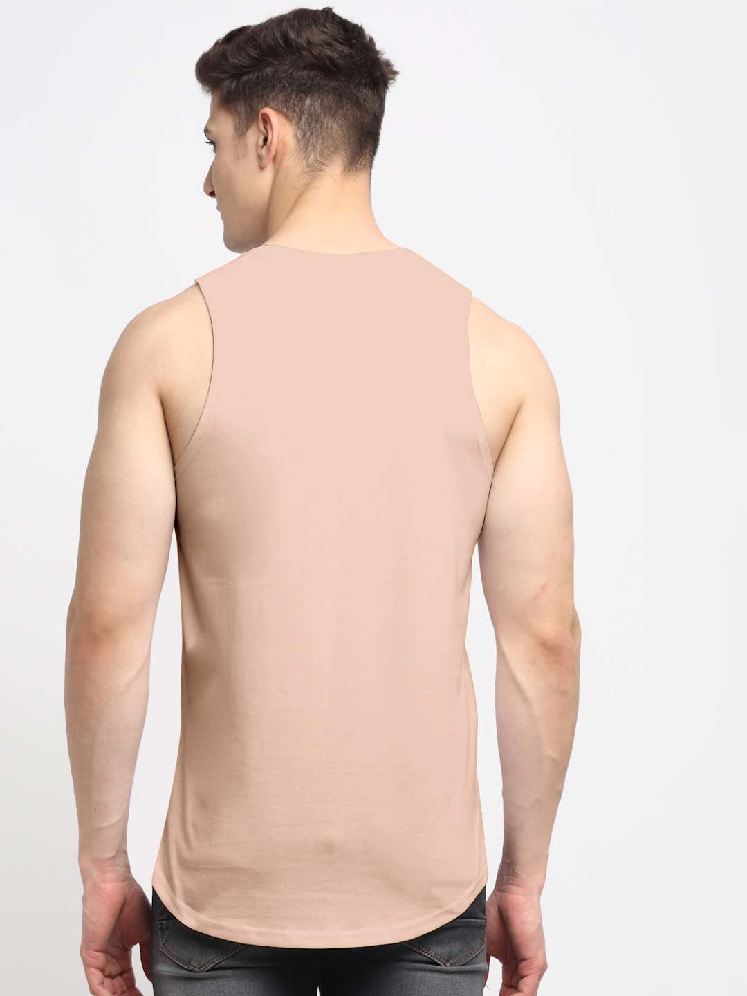 Men King Printed Cotton Gym Vest - Friskers