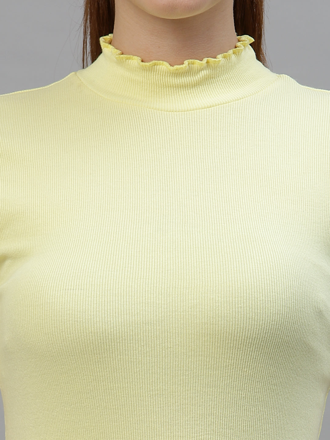 Women Sustainable Pure Cotton Solid Top - Friskers