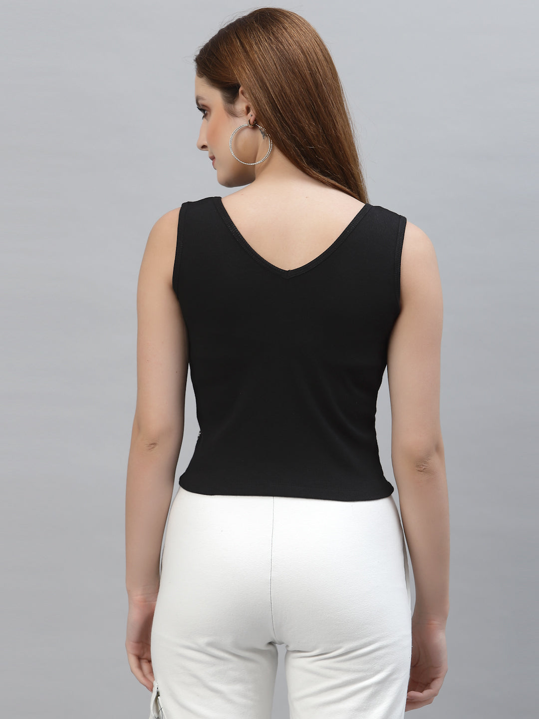 Women Pack Of 2 Slim Fit Pure Cotton Top - Friskers