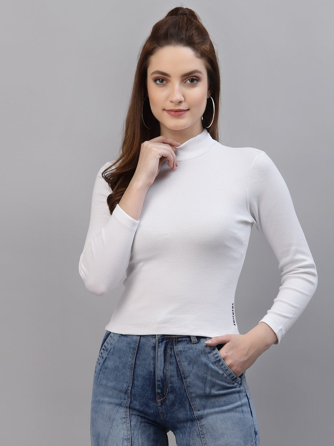 Women Pack Of 2 Slim Fit Pure Cotton Top - Friskers