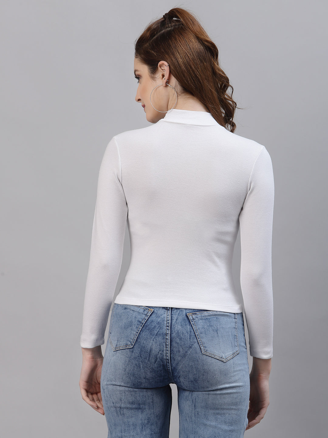 Women Pack Of 2 Slim Fit Pure Cotton Top - Friskers