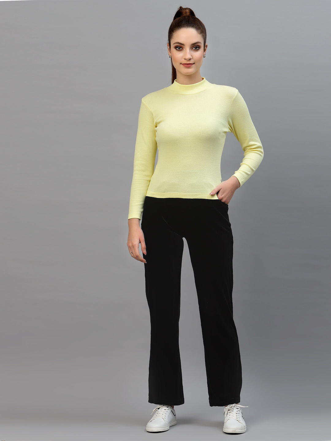 Women Pack Of 2 Slim Fit Pure Cotton Top - Friskers