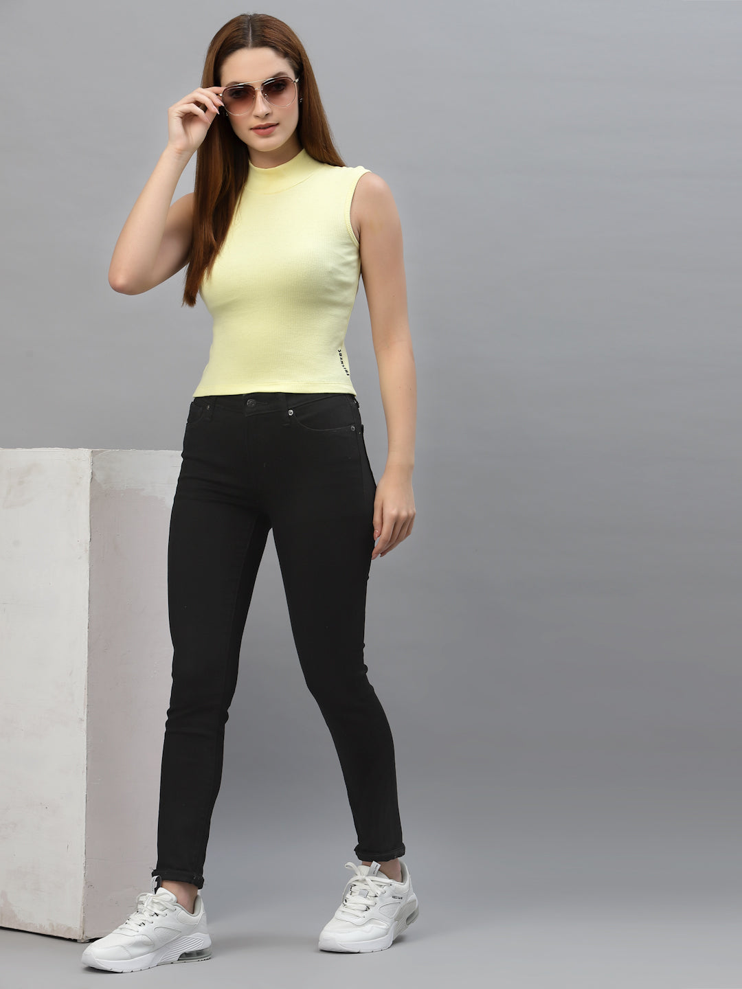 Women Pack Of 2 Slim Fit Pure Cotton Top - Friskers