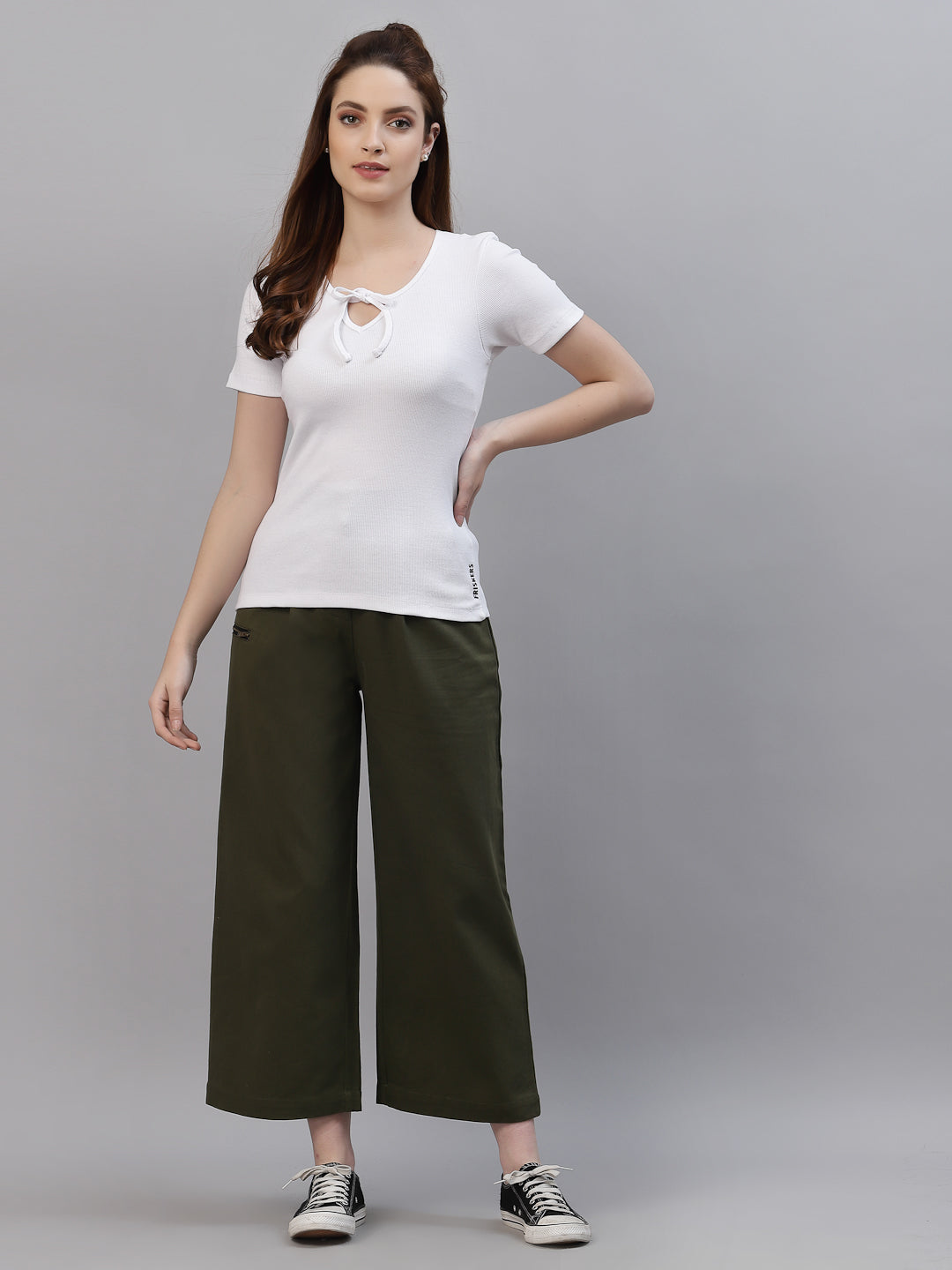 Women Pack Of 2 Pure Cotton Solid Top - Friskers