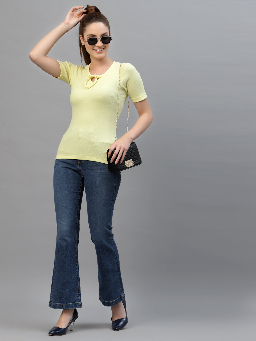 Women Pack Of 2 Pure Cotton Solid Top - Friskers