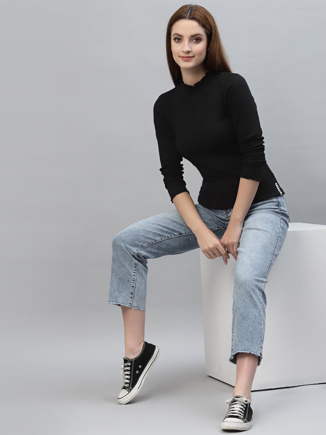 Women Pack Of 2 Pure Cotton Regular Fit Top - Friskers