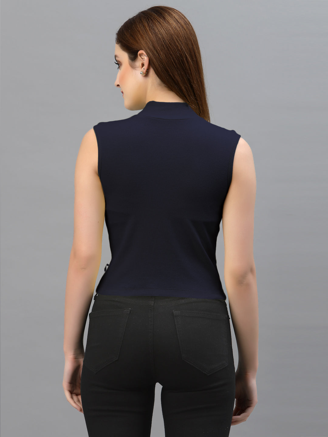 Women Pack Of 2 Solid Crop Top - Friskers