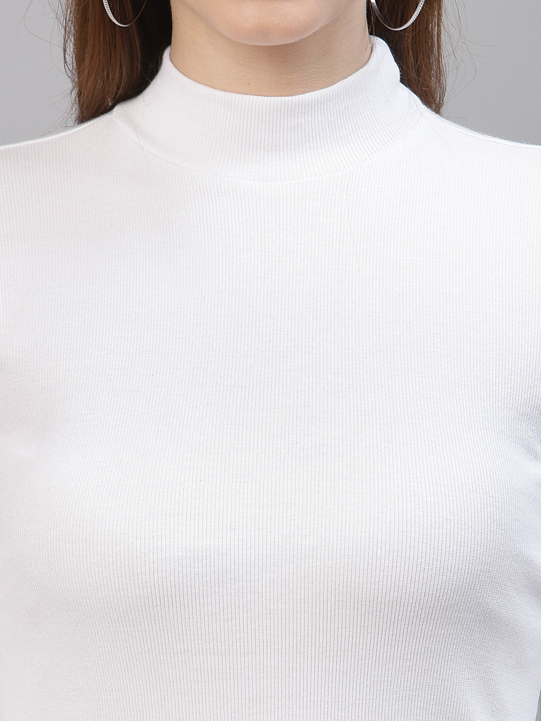 Women Pack Of 2 High Neck Full Sleeves Pure Cotton Top - Friskers