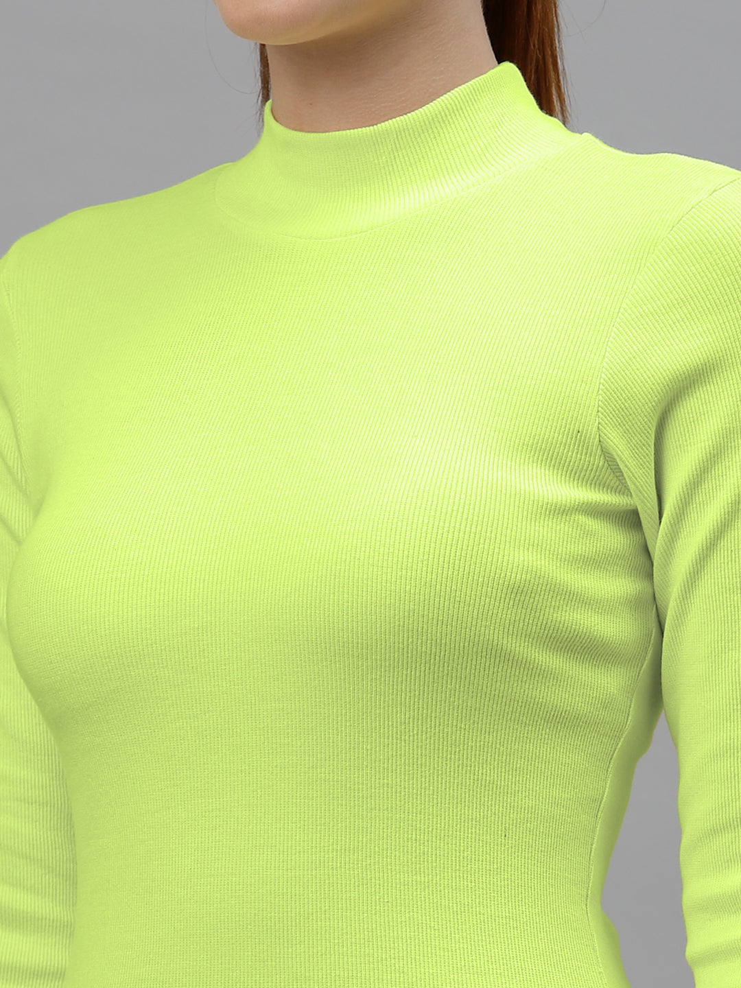 Women Pack Of 2 High Neck Full Sleeves Pure Cotton Top - Friskers