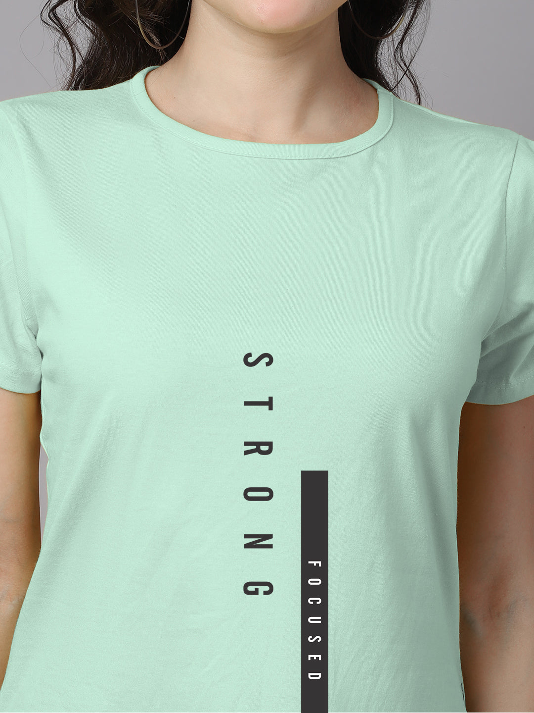 Women Slit Sleeves Strong Pure Cotton T-Shirt - Friskers