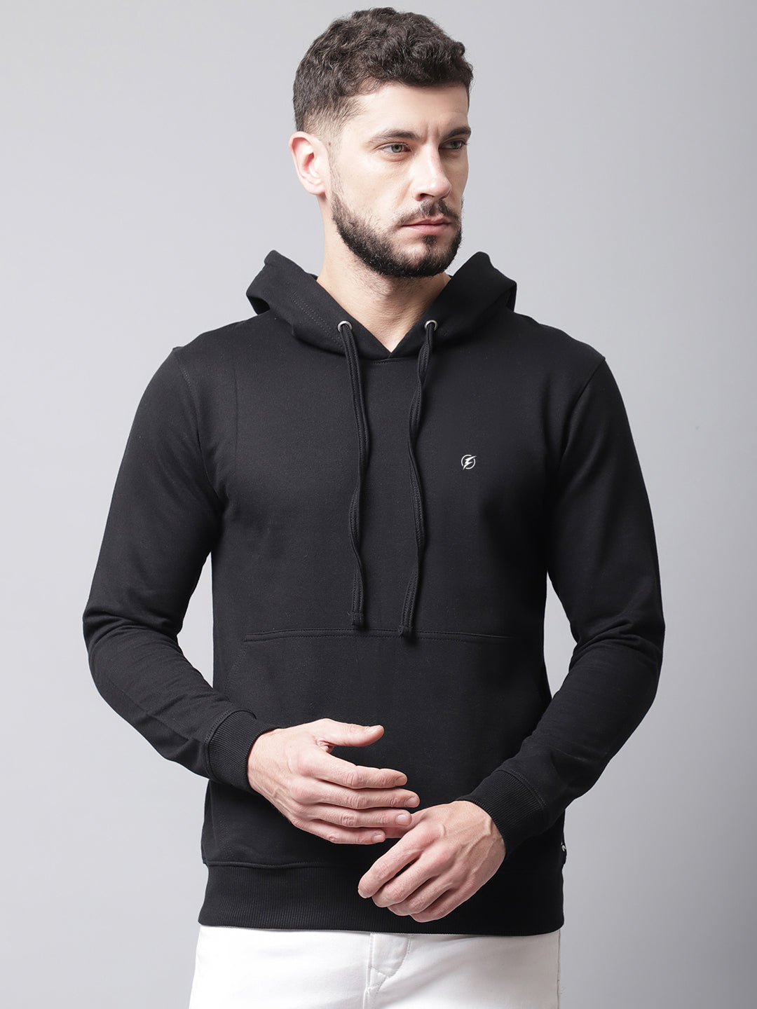 Men's Full Sleeves Casual Hoody T-shirt - Friskers