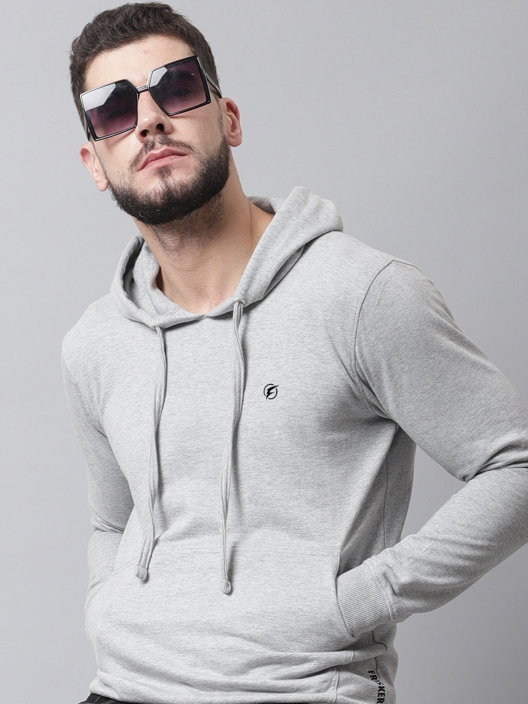 Men's Full Sleeves Casual Hoody T-shirt - Friskers