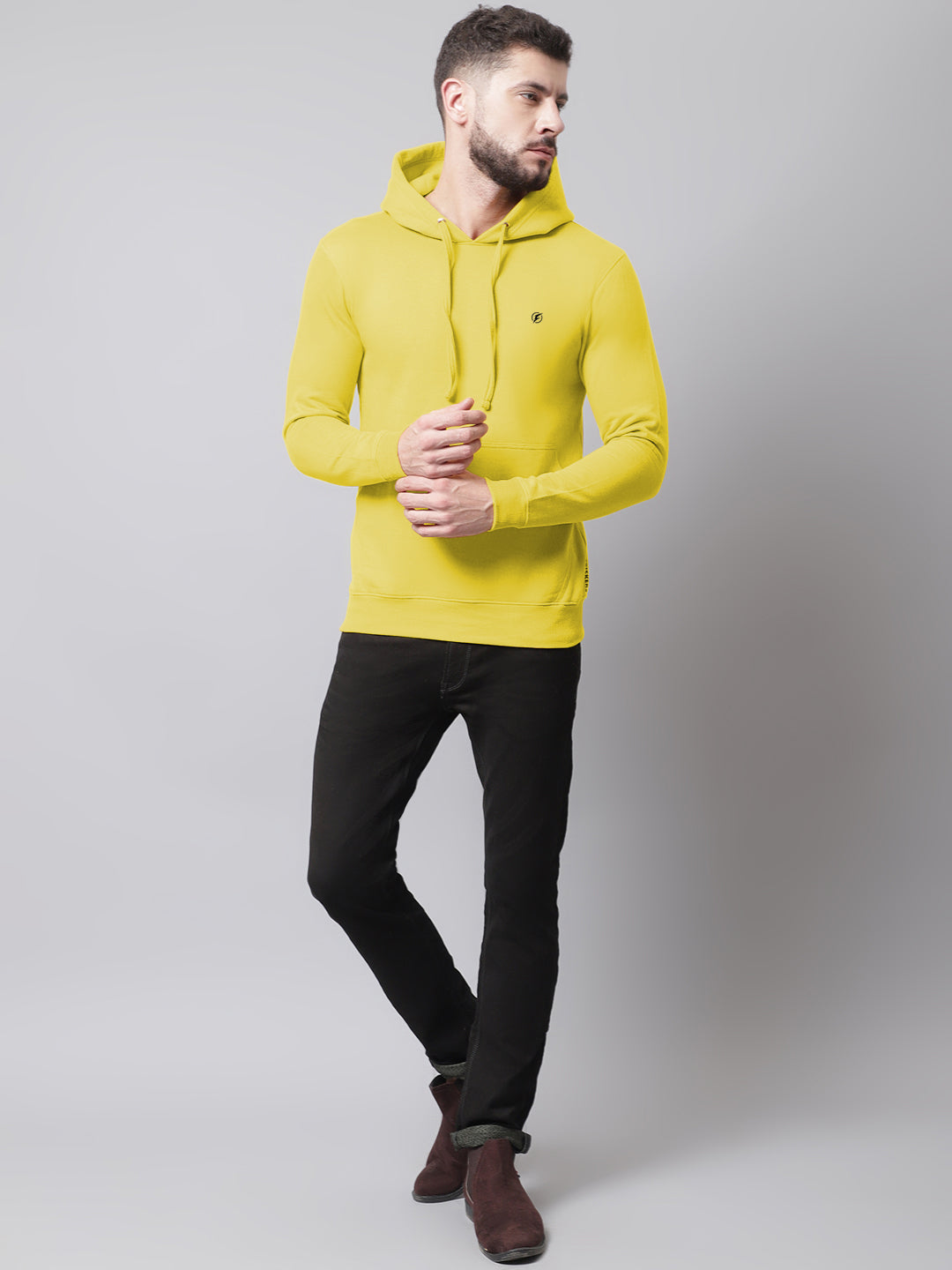 Men's Full Sleeves Casual Hoody T-shirt - Friskers