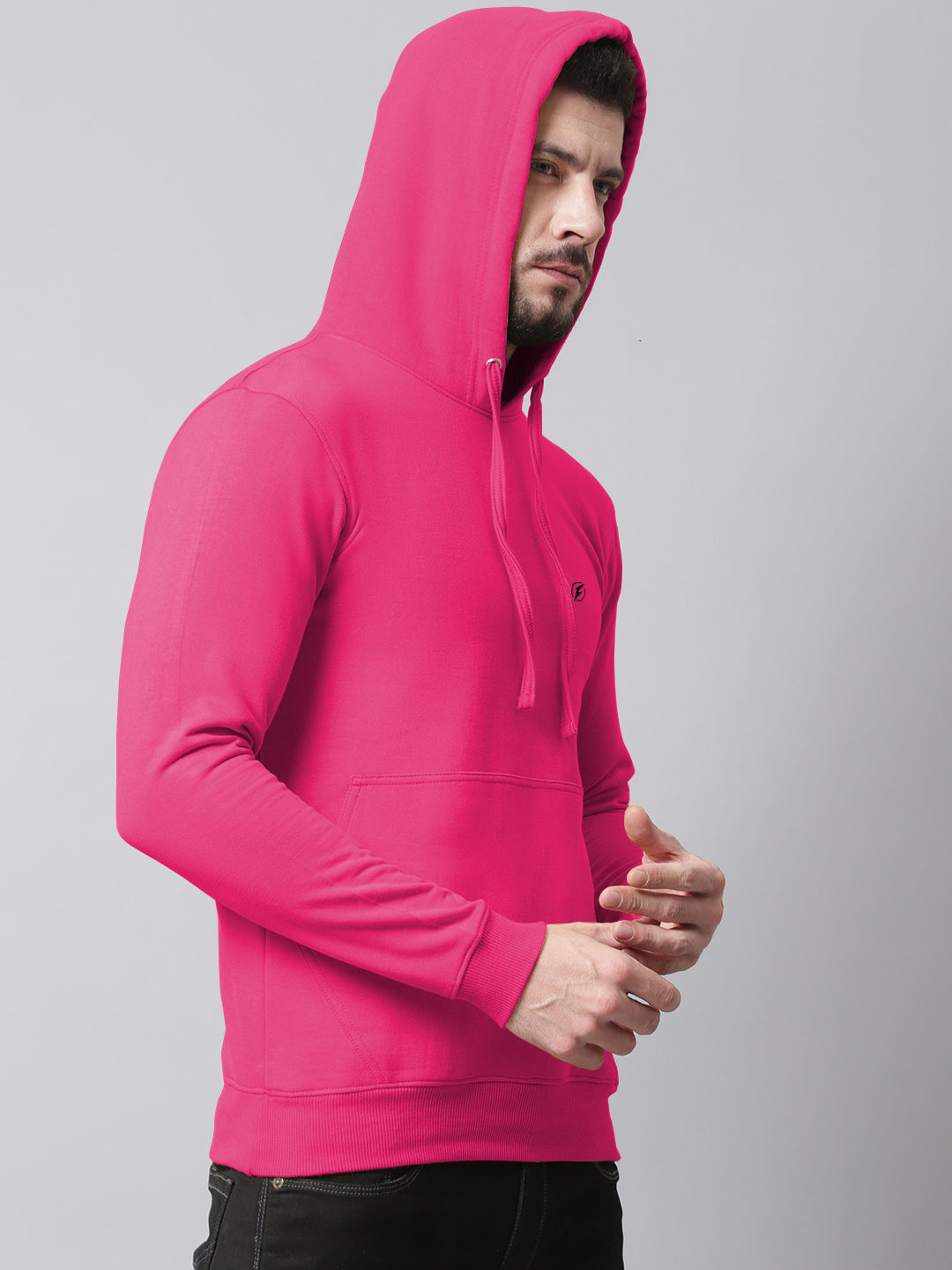 Men's Full Sleeves Casual Hoody T-shirt - Friskers