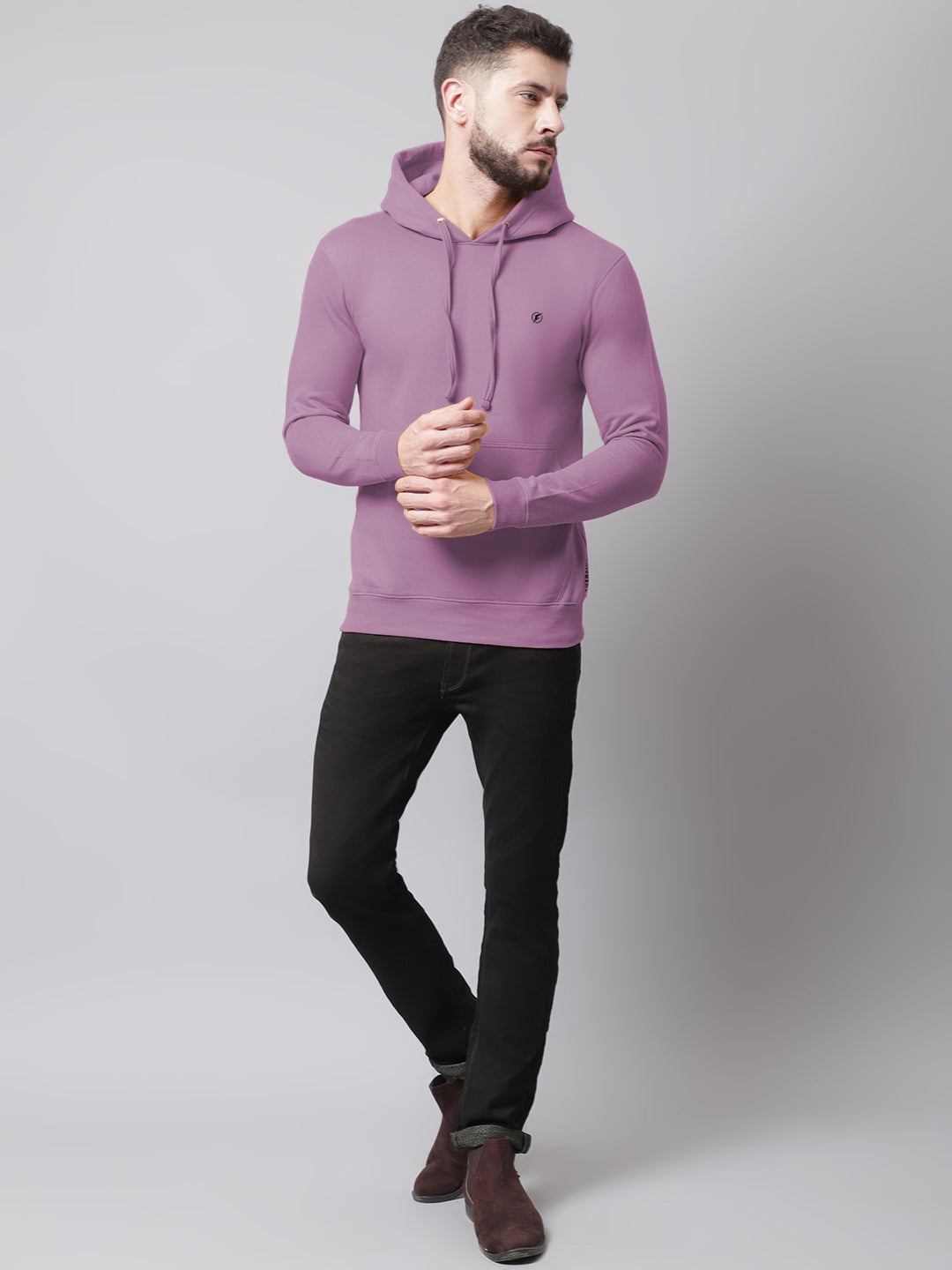 Men's Full Sleeves Casual Hoody T-shirt - Friskers