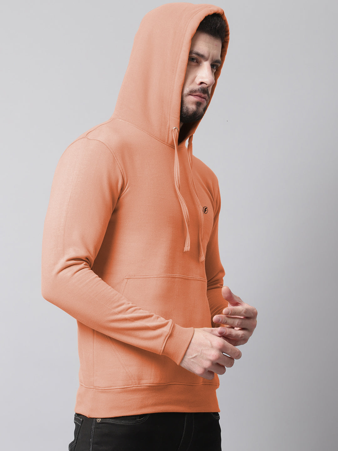 Men's Full Sleeves Casual Hoody T-shirt - Friskers