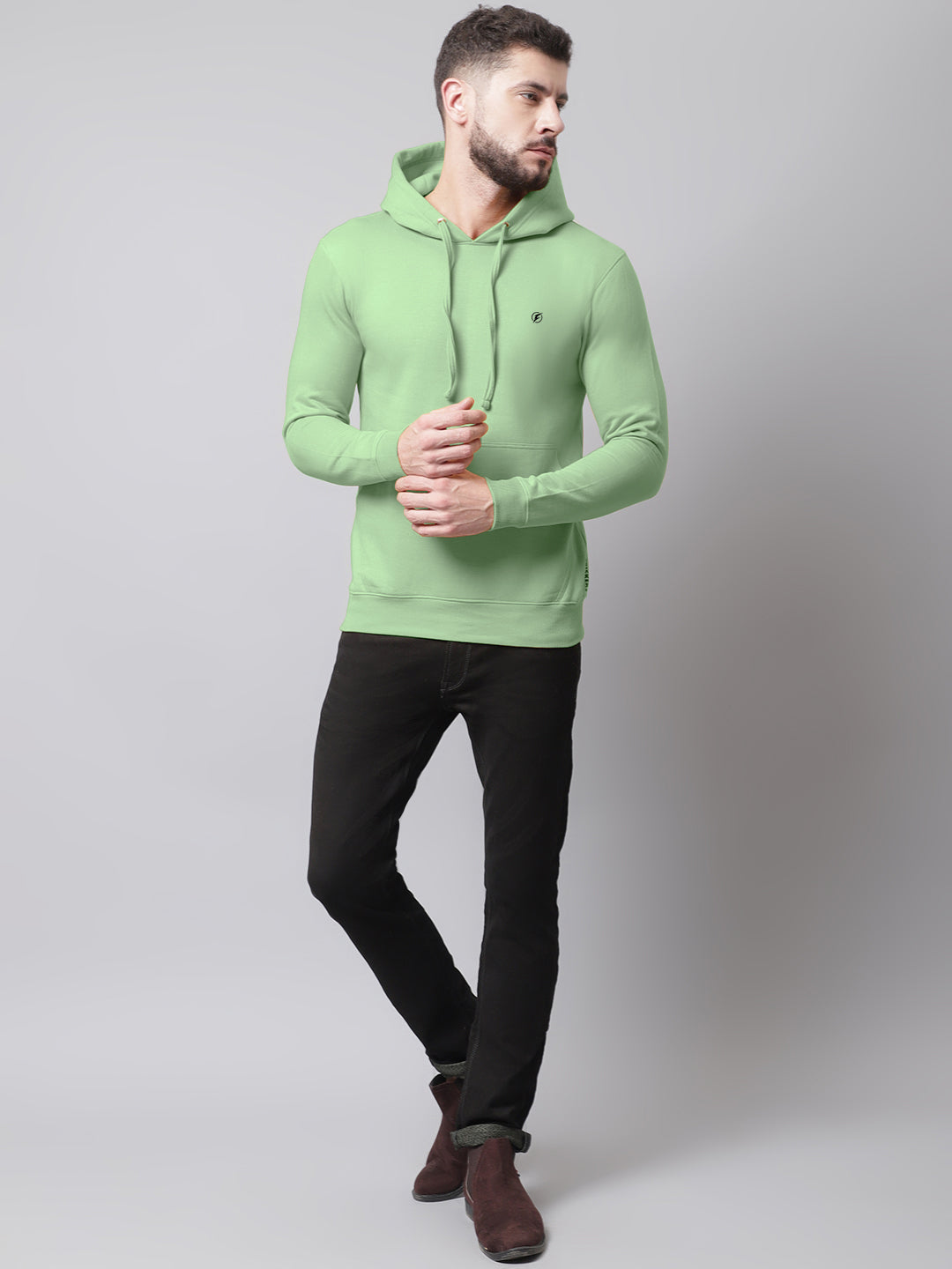 Men's Full Sleeves Casual Hoody T-shirt - Friskers