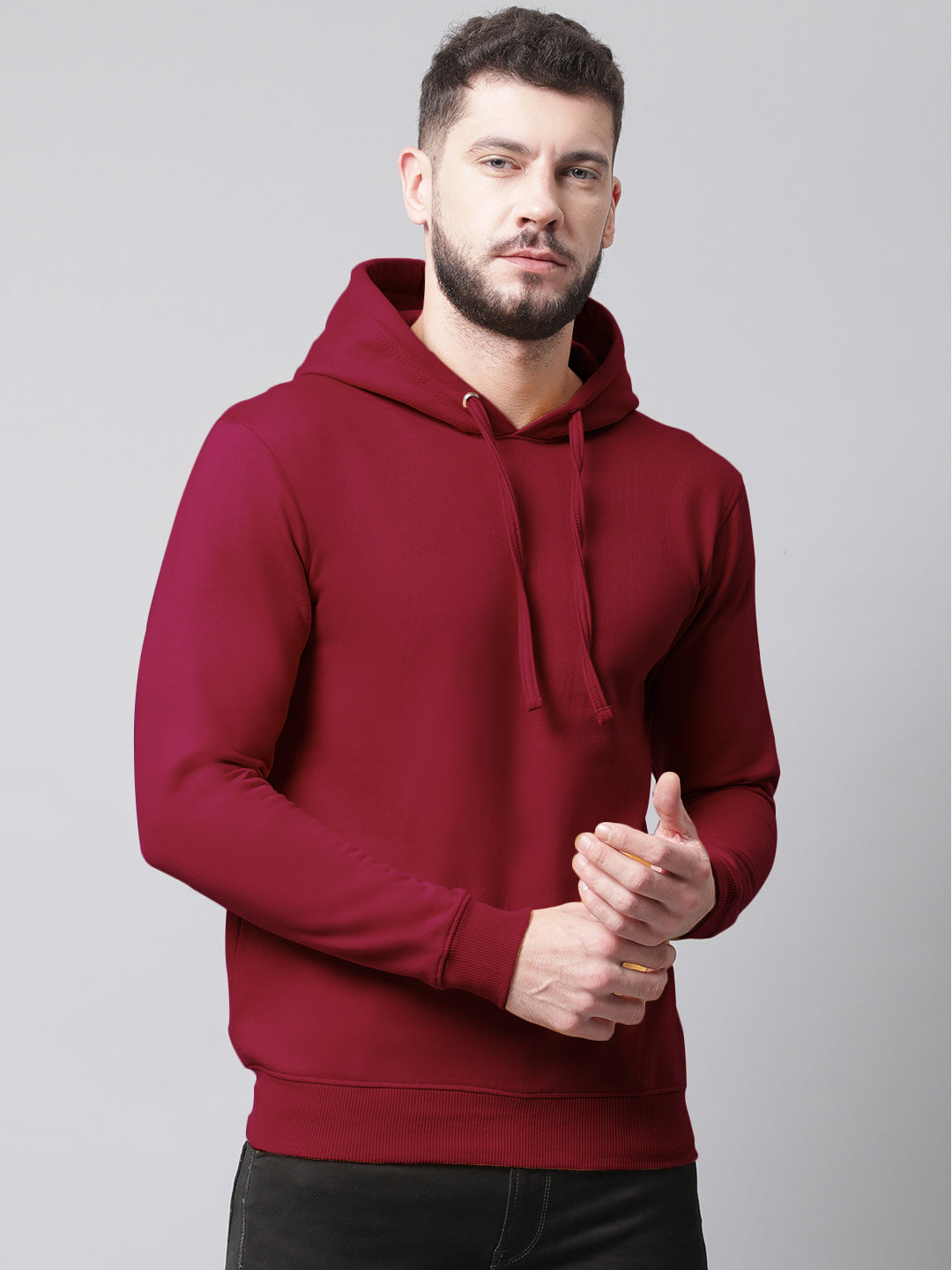 Men's Full Sleeves Casual Hoody T-shirt - Friskers