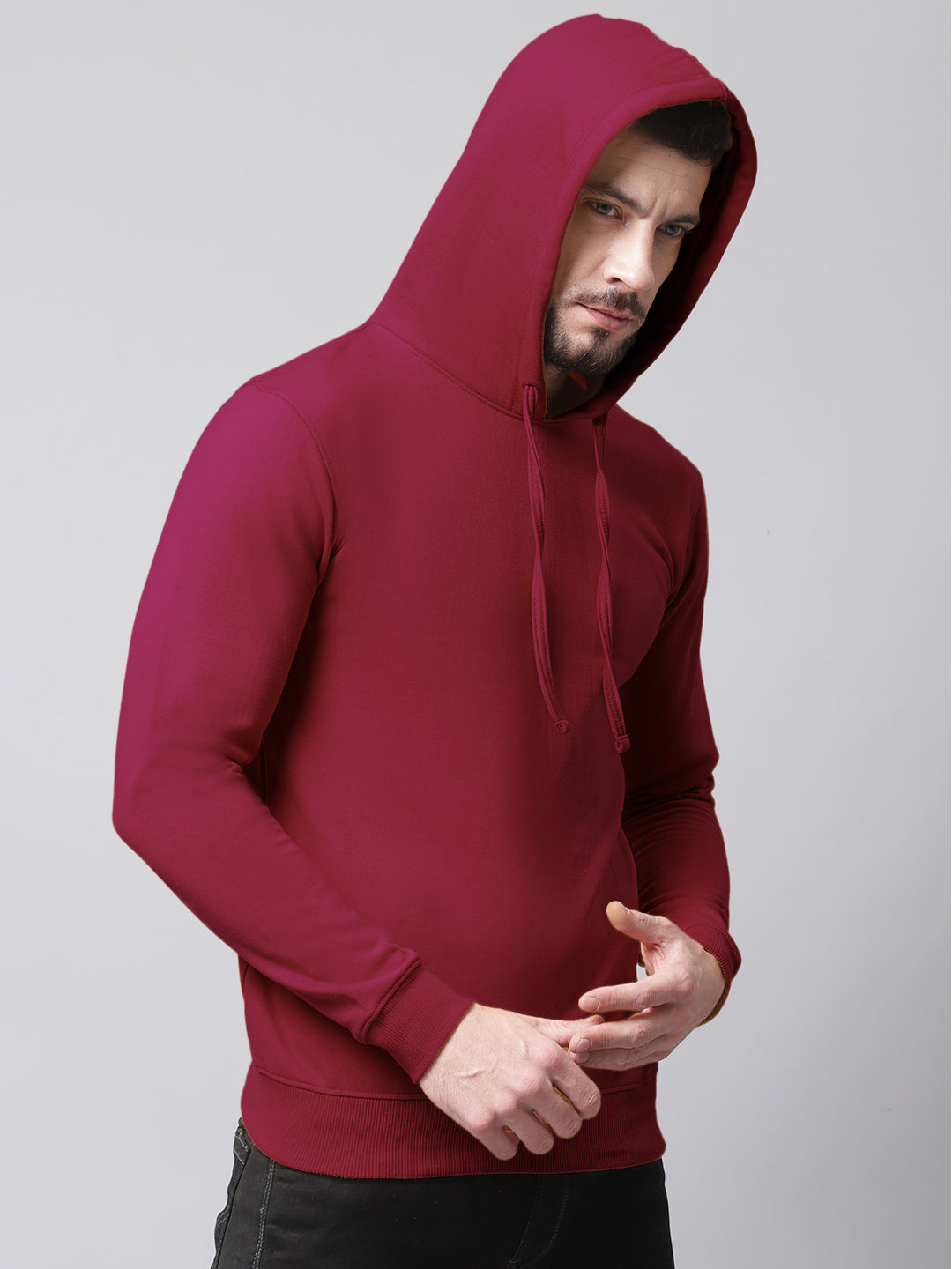 Men's Full Sleeves Casual Hoody T-shirt - Friskers