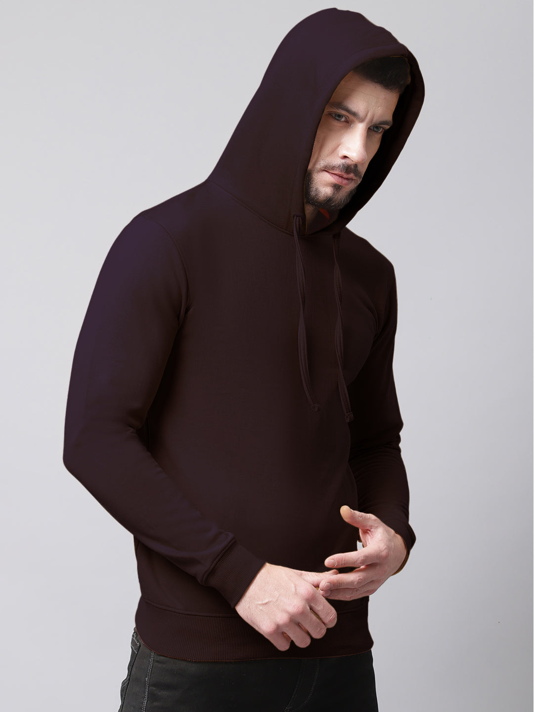 Men's Full Sleeves Casual Hoody T-shirt - Friskers