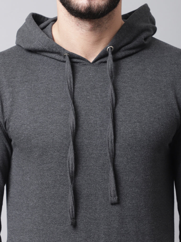 Men's Full Sleeves Casual Hoody T-shirt - Friskers